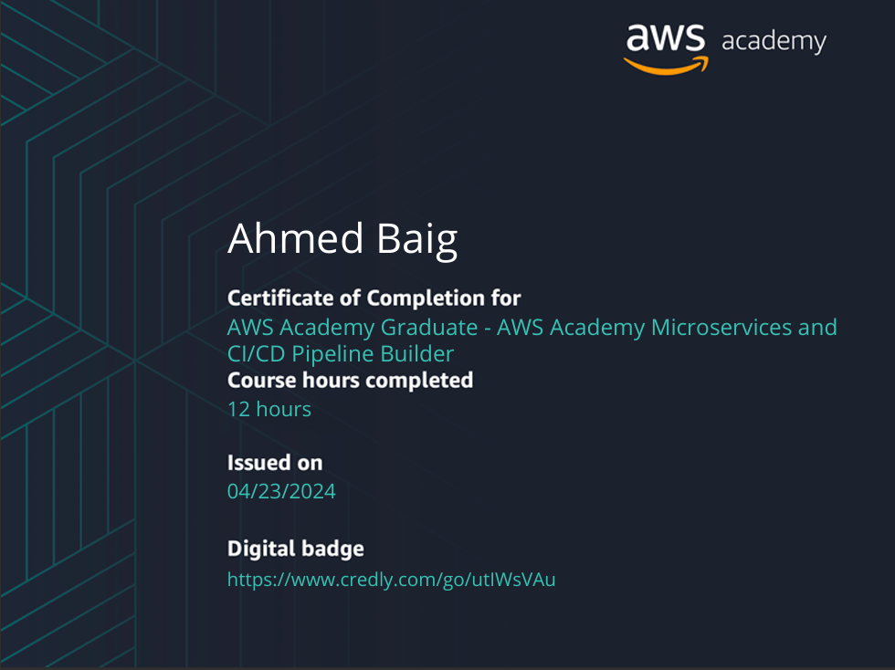 AWS Academy Graduate